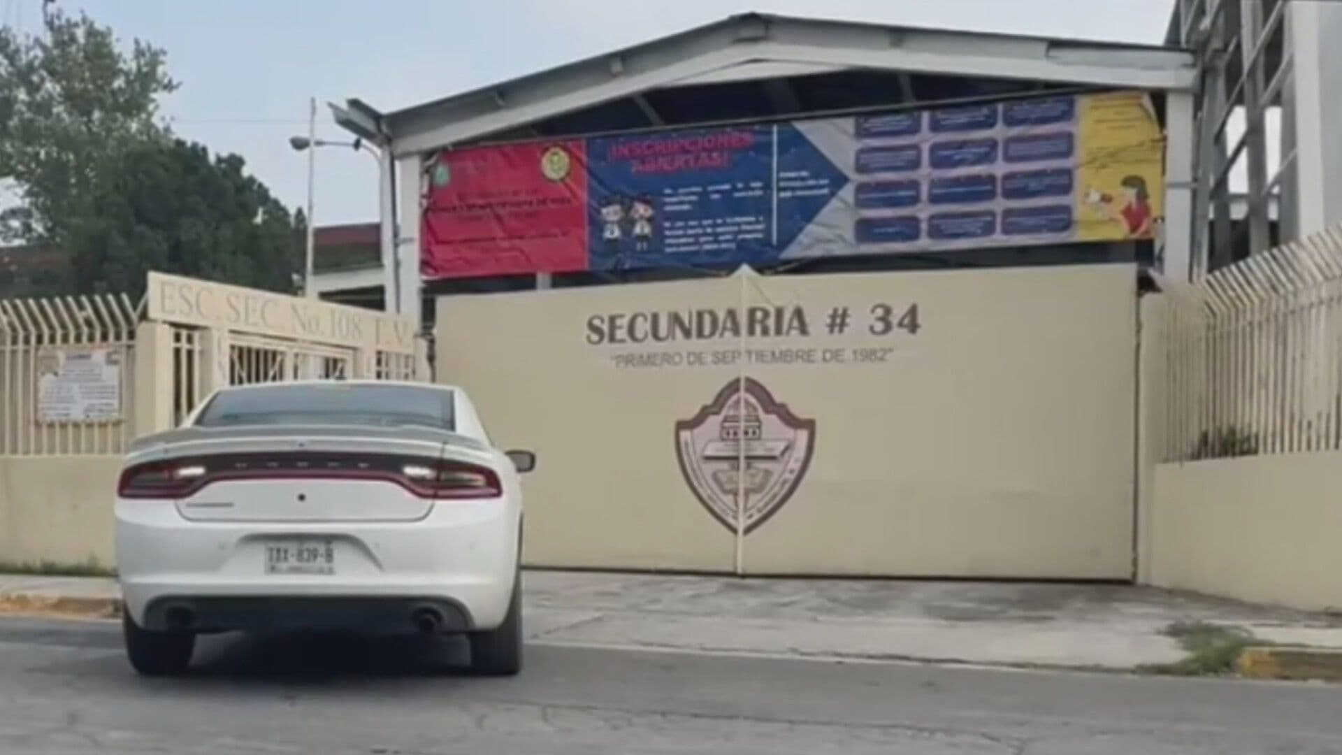 Arman Operativo Mochila en Secundaria 34 por Amenaza de Tiroteo en Guadalupe, Nuevo León