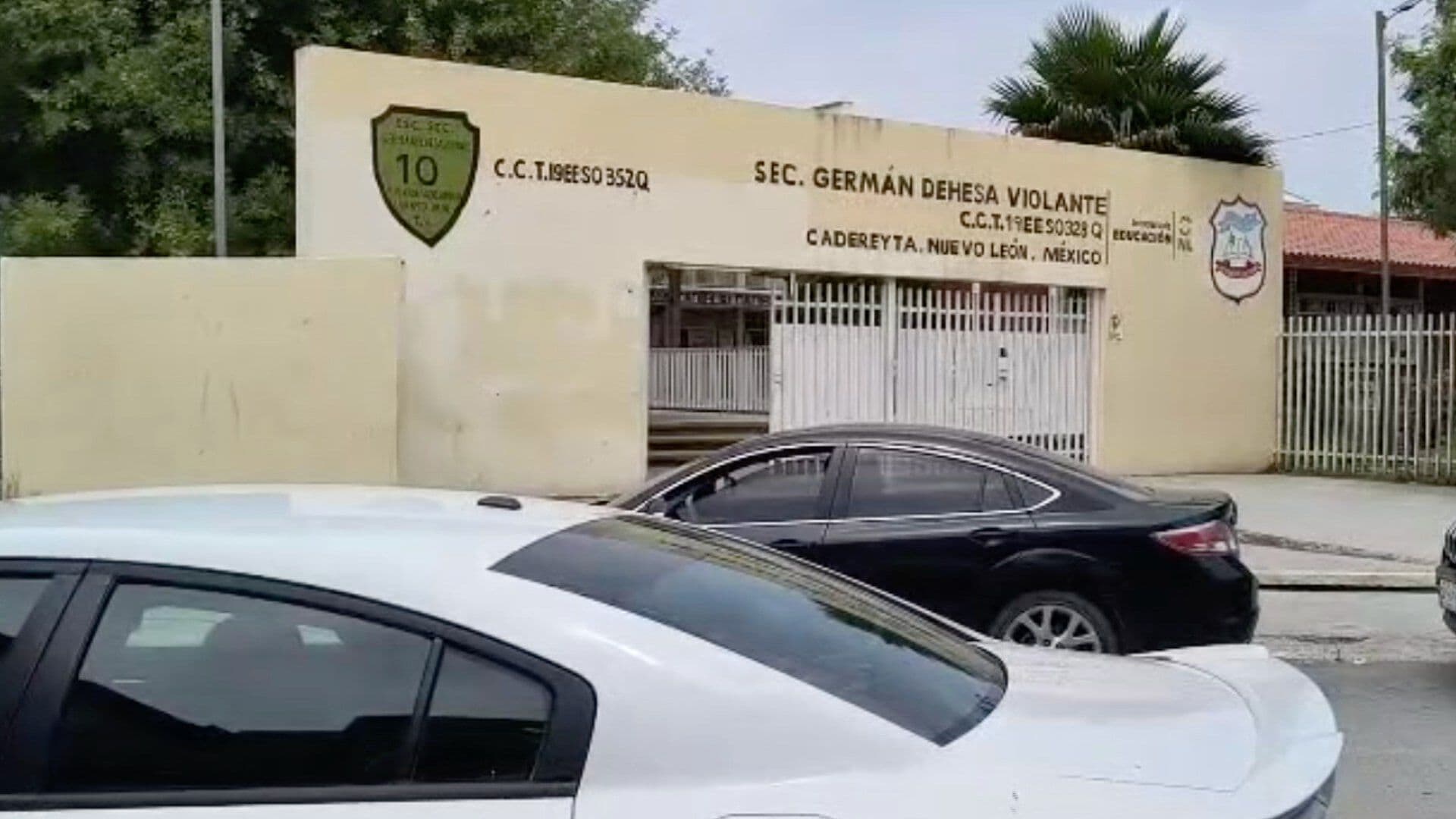 Movilización por Supuesta Amenaza de Tiroteo en Secundaria No. 9 en Cadereyta, Nuevo León