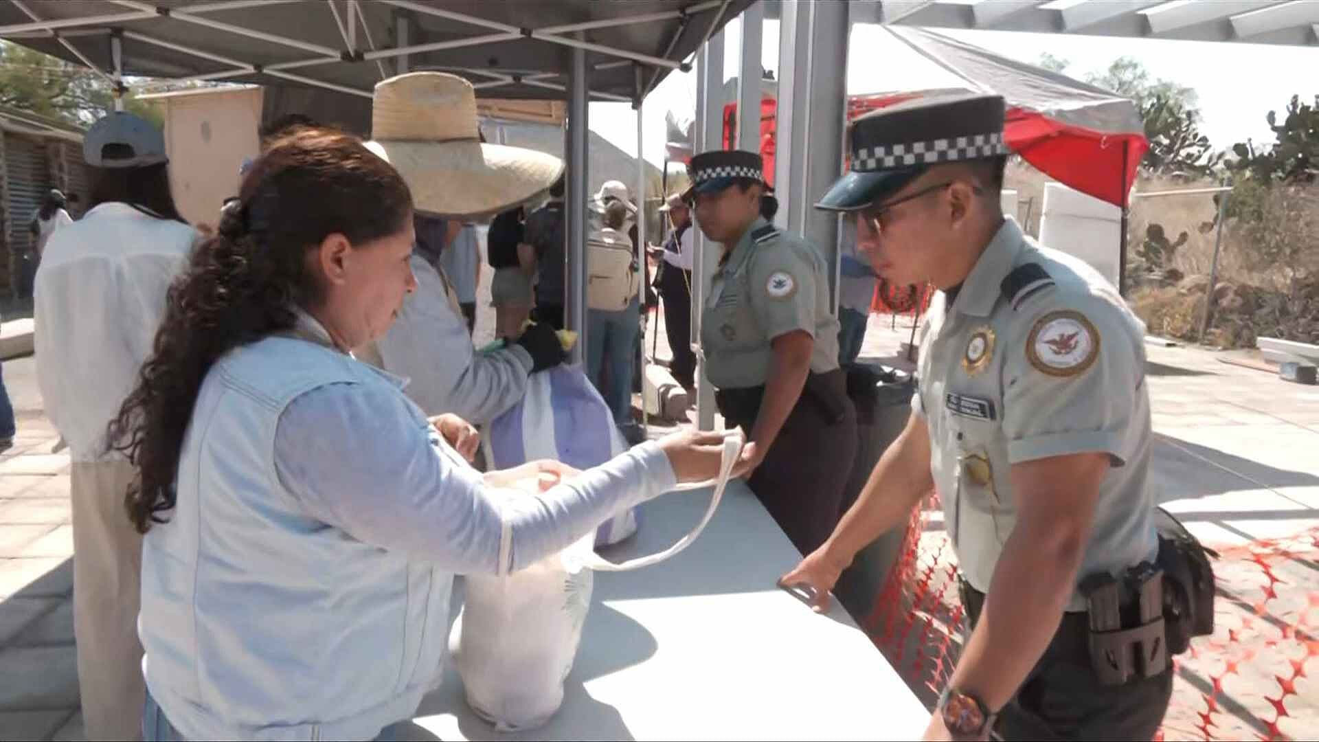 Tras Balacera, Refuerzan Seguridad en Teotihuacan con Tres Arcos Detectores de Metal