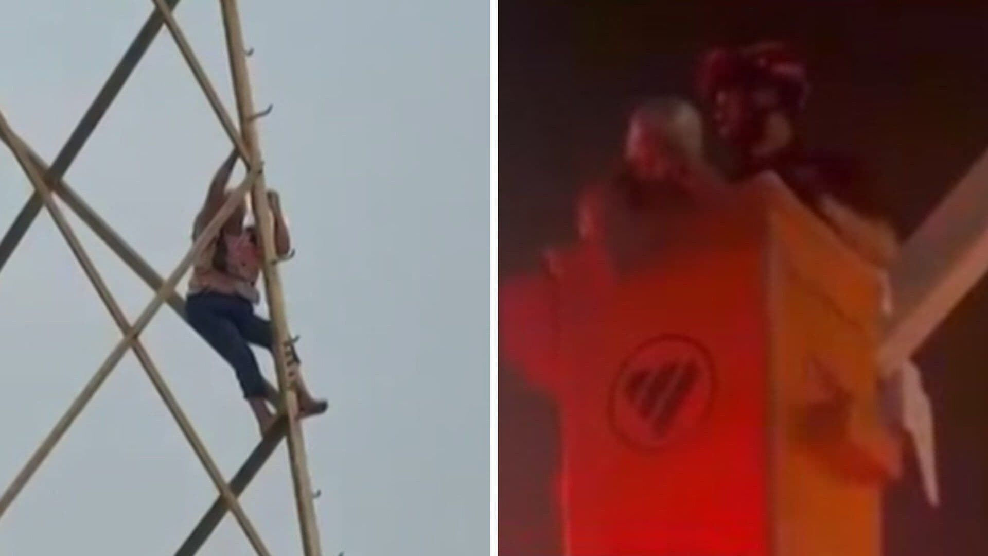 Mujer Sube a Torre de Alta Tensión para Protestar en Nuevo León