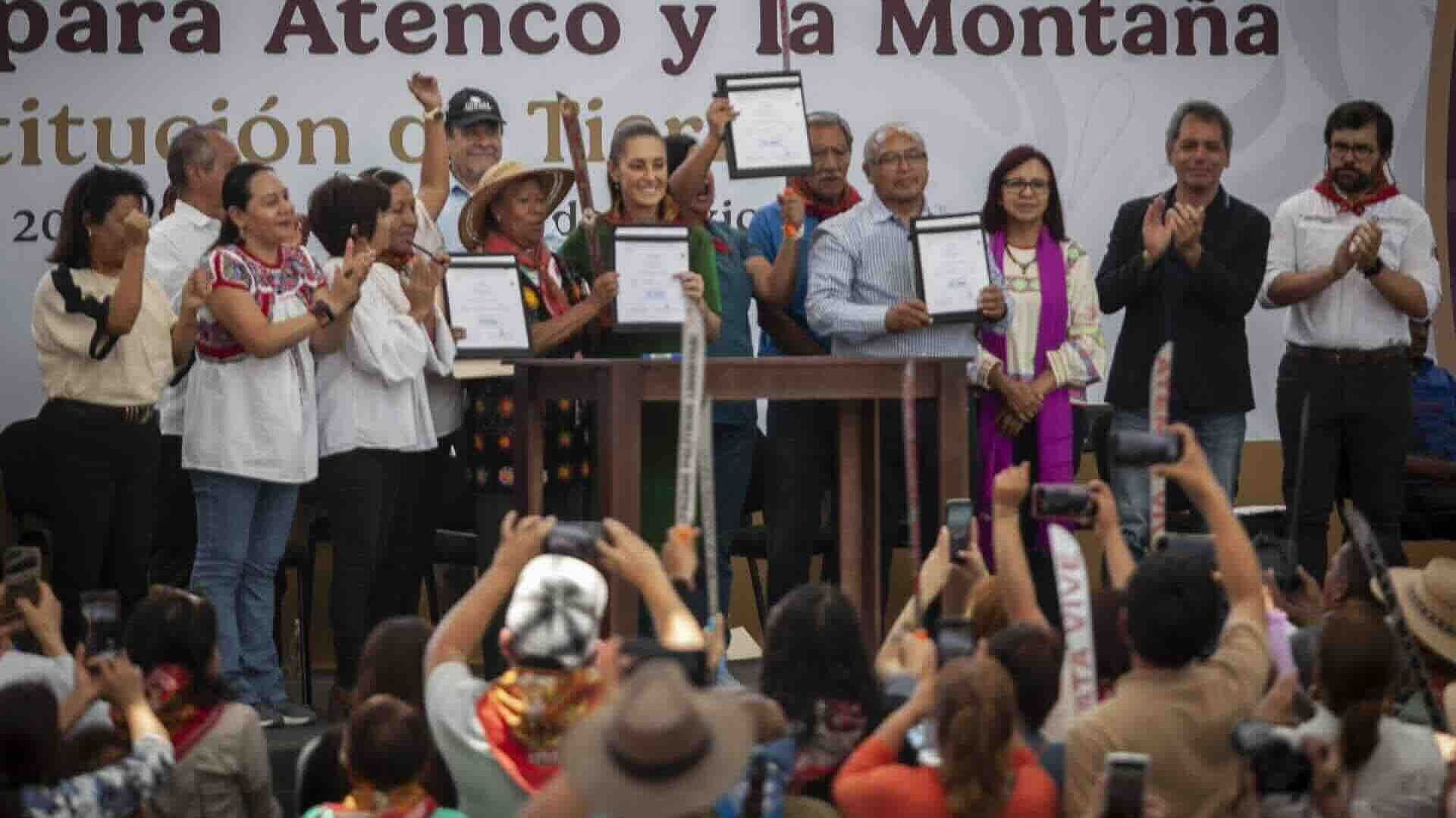 Claudia Sheinbaum Afirma en Atenco Que Nunca Más Habrá Represión
