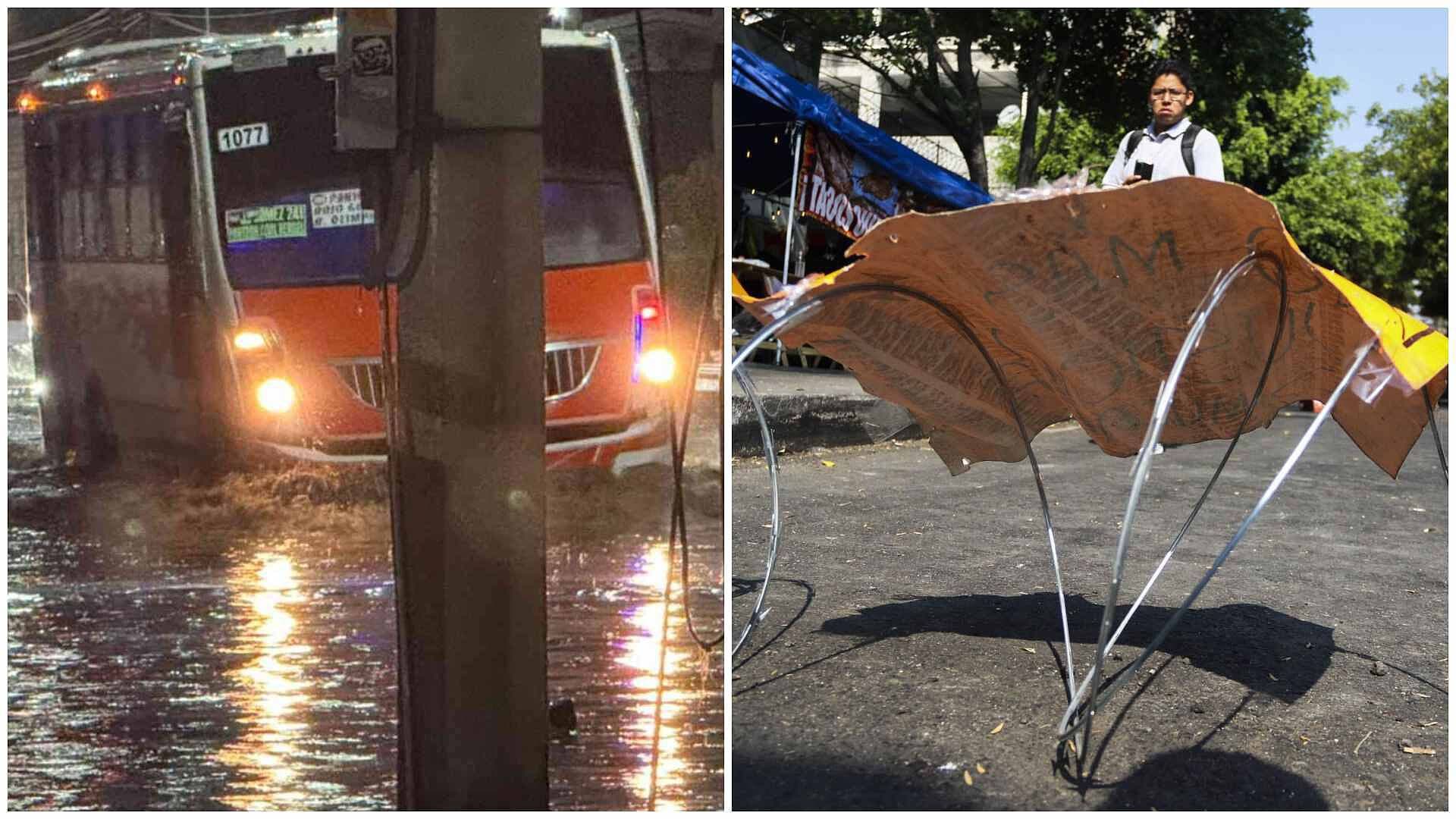 Tormenta y Bloqueos Afectan la Movilidad en el Valle de México