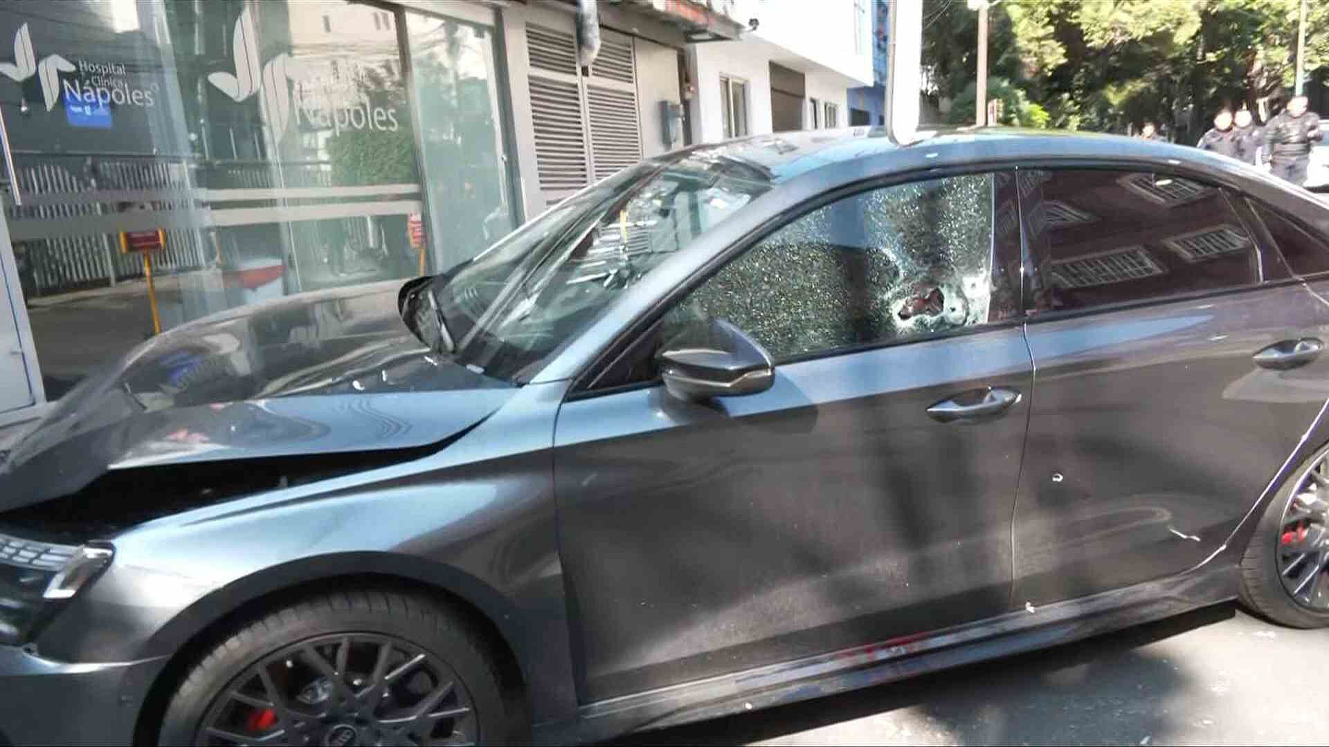 Balacera en la Colonia Nápoles: Balean a Conductor de Auto en la Alcaldía Benito Juárez Hoy 20 de Mayo
