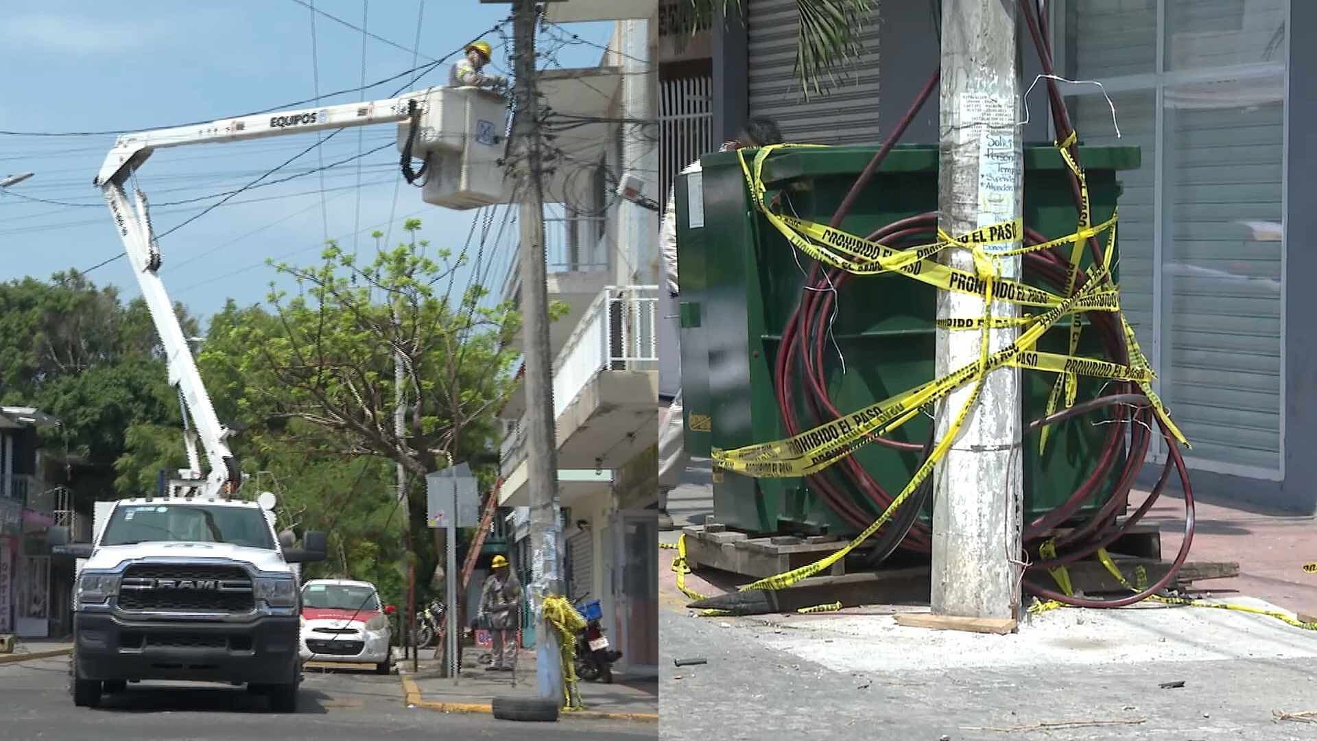 Cuarto Día Sin Luz en Colonia Centro de Veracruz