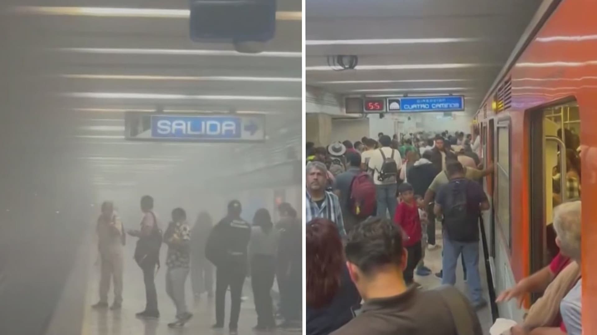 Reportan Humo en Estación Cuitláhuac en Línea 2 del Metro