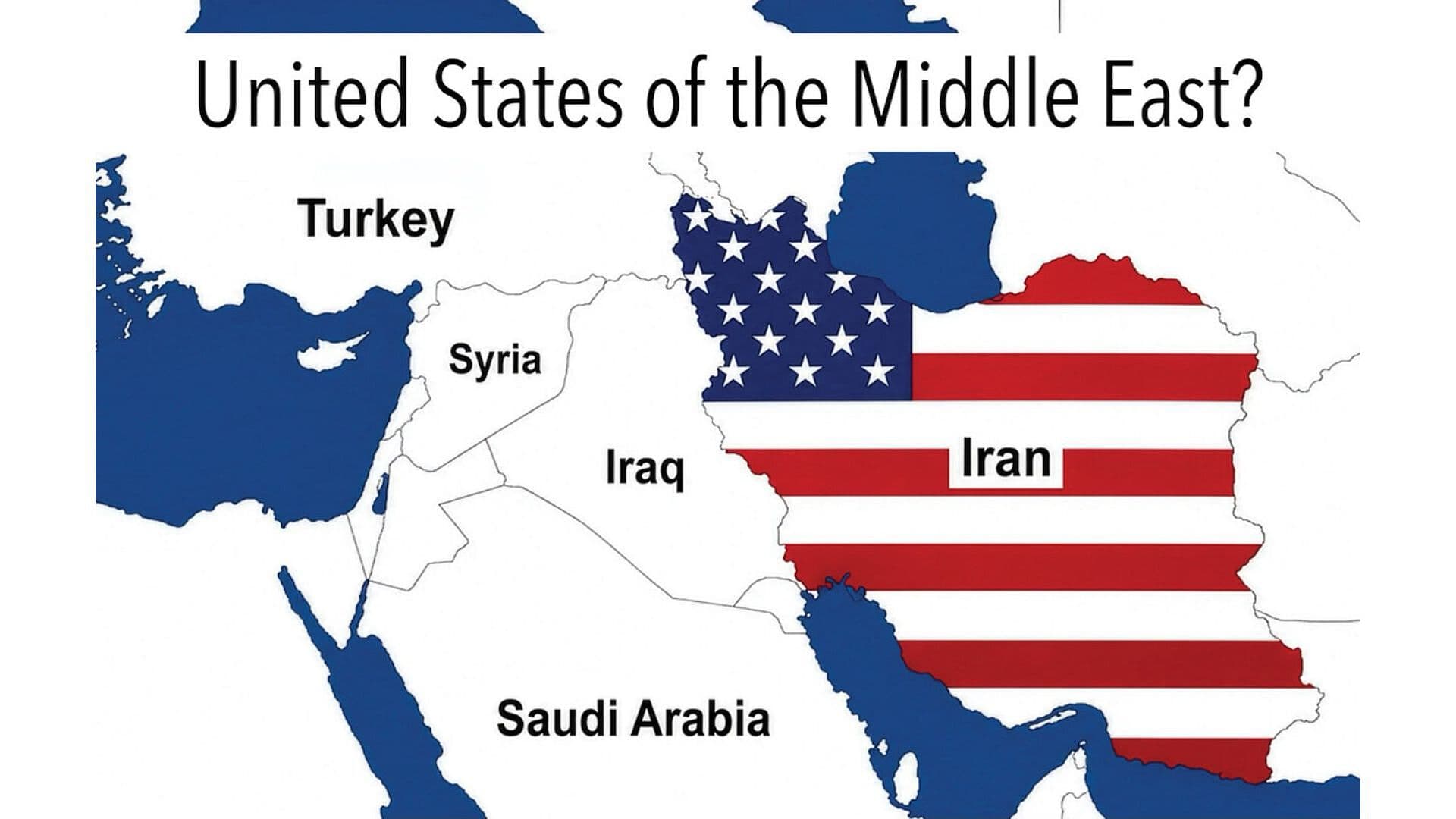 Donald Trump Publicó Mapa de Irán con Bandera de EUA y Desató Reacciones