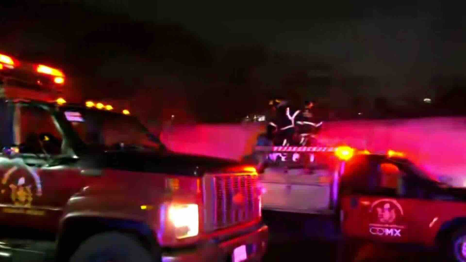 Incendio en Predio del Metro Alarmó a Vecinos de Azcapotzalco, CDMX