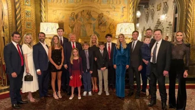 Familia Trump. Foto X: @kaitrump