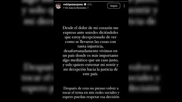 Foto: Instagram @rodrigomarqueez