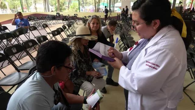 Vacunación contra sarampión en México