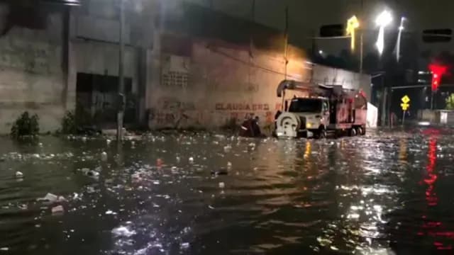 Inundaciones Vía Morelos, Ecatepec.