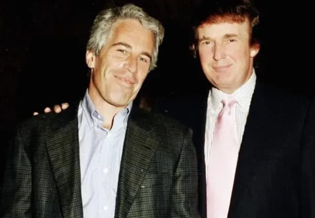 Jeffrey Epstein y Donald Trump