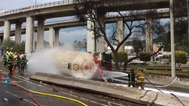 Explosión de pipa en Iztapalapa