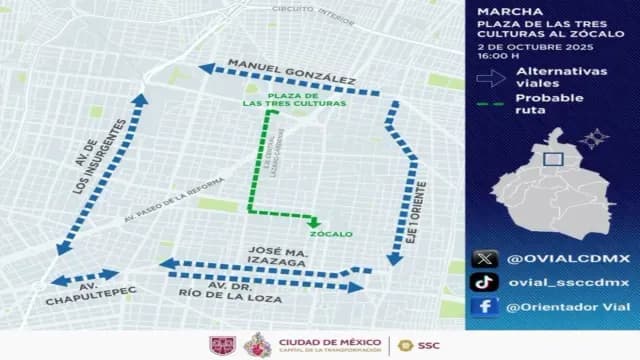 Marcha del 2 de octubre.