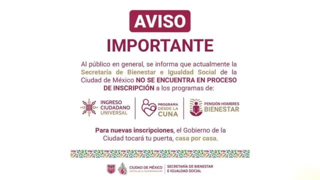 Pensión Bienestar Hombres CDMX. Foto: GCDMX