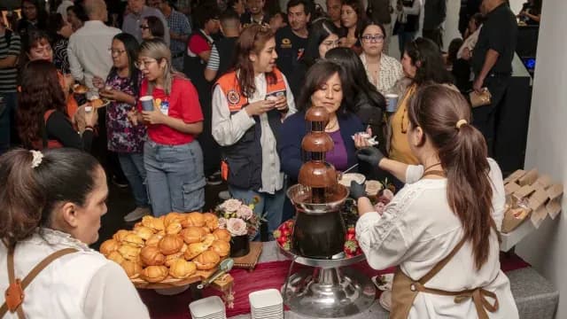 Exposición de chocolate en la UNAM