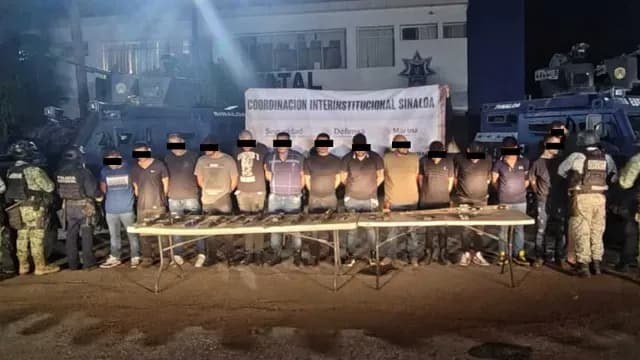 Detenidos en Sinaloa