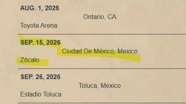 Agenda Grupo Intocable