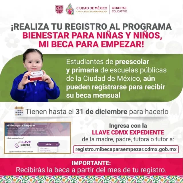 Mi Beca para Empezar Enero 2026
