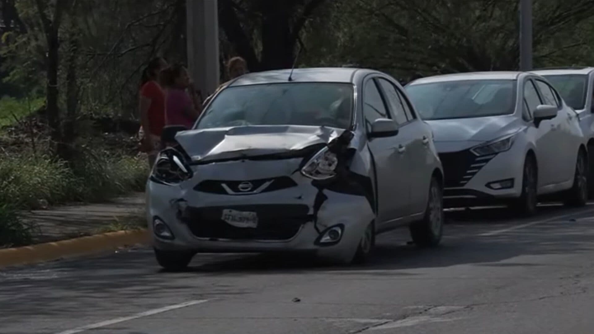 Se Regrista Accidente Vial Sobre Av. Raúl Caballero en Escobedo, Nuevo León