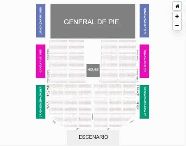 Mapa Concierto Prófugos del Anexo en León