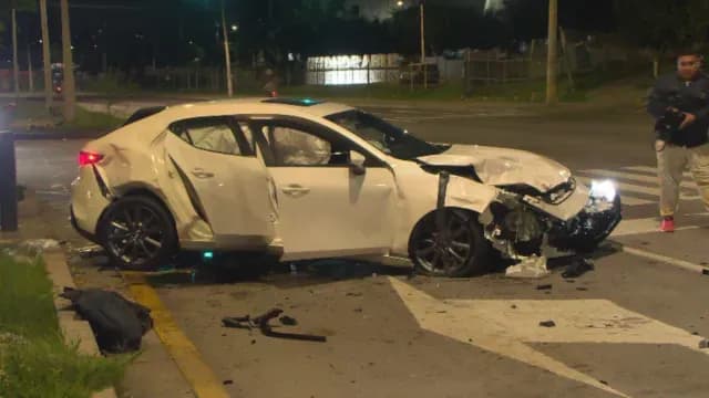 Auto del año termina destruido