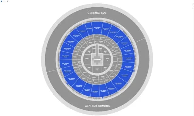 Mapa Plaza Toros México