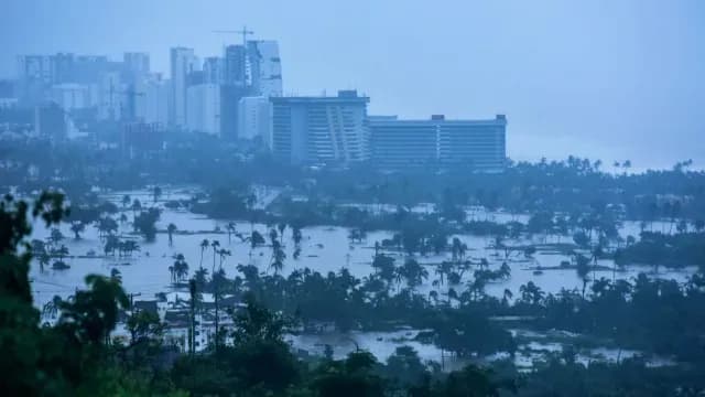 Panorámica de la Zona Diamante inundada
