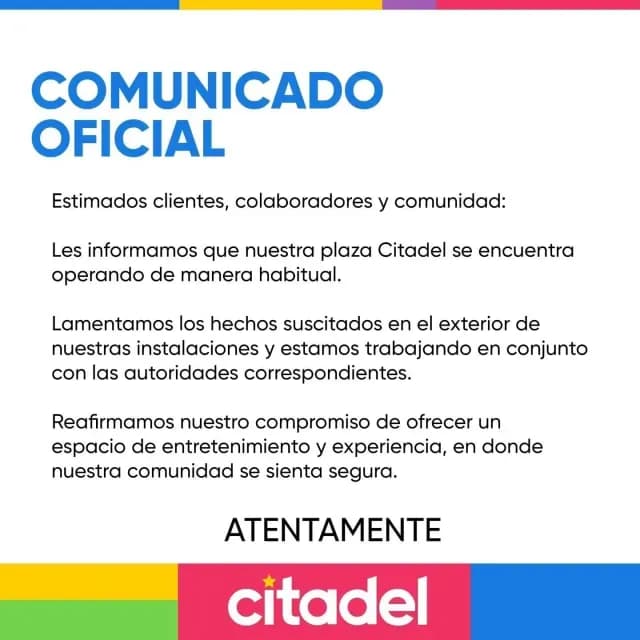 Comunicado Oficial Citadel