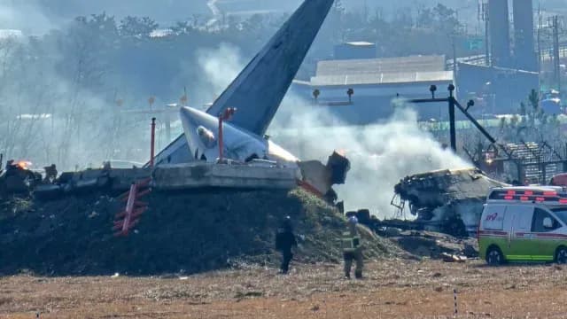 Accidente aéreo en Corea del Sur