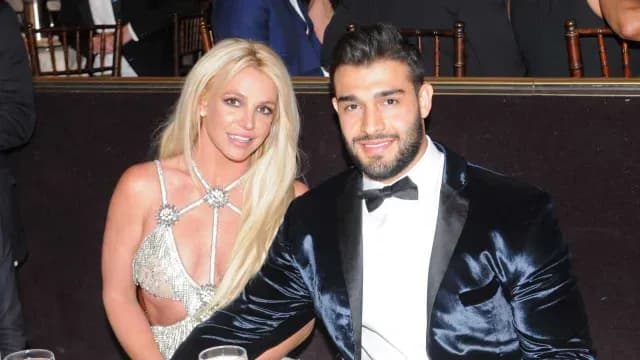 Britney Spears y su exmarido en 2018