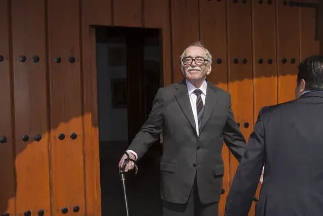 Gabriel García Márquez en su casa en 2013
