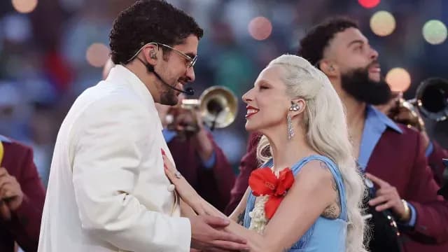 Lady Gaga Bad Bunny super bowl