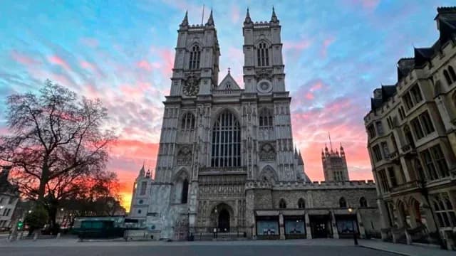 Atardecer en la Abadía de Westminster
