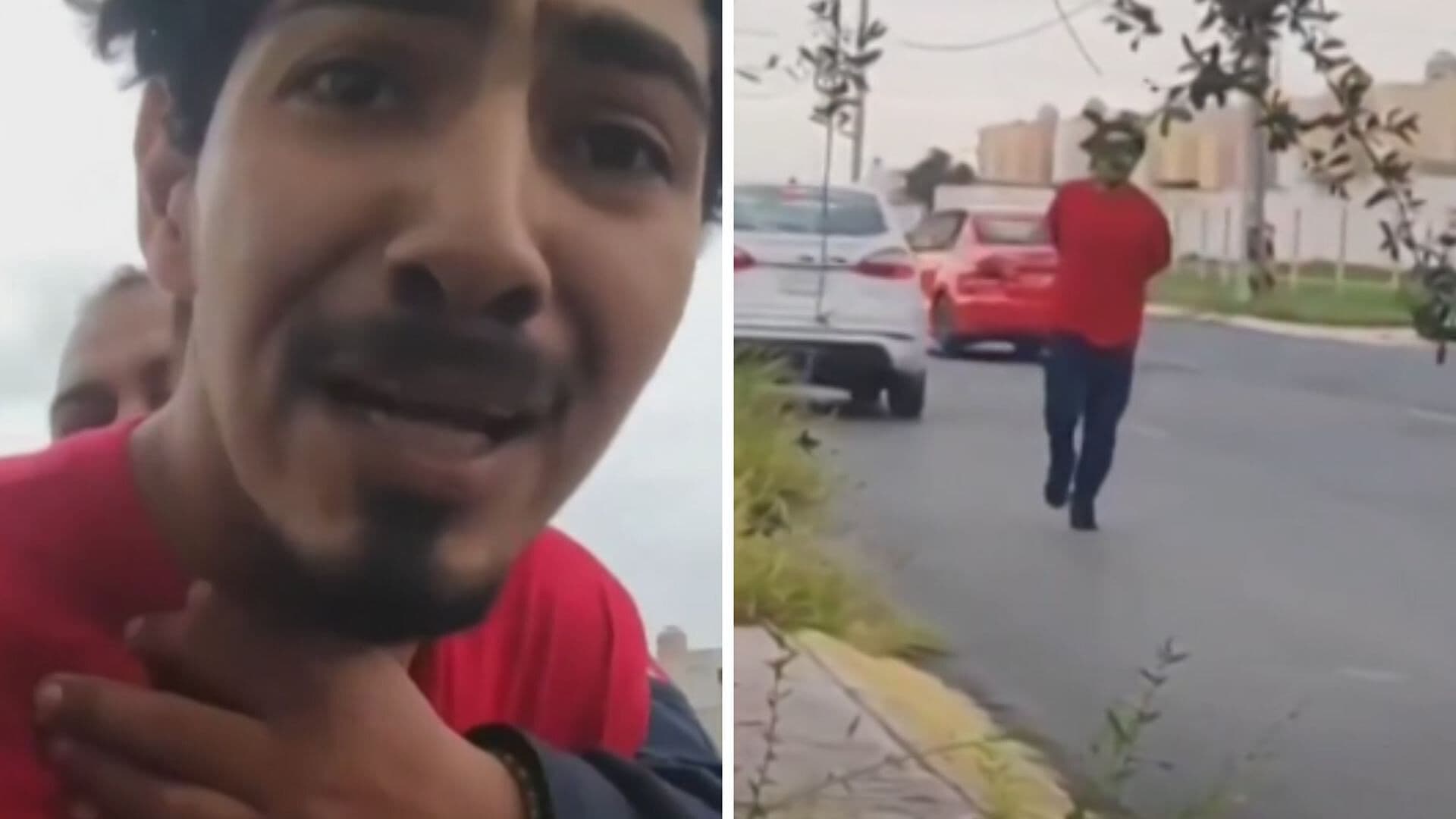 Hombre Corre Esposado para Escapar de la Policía en Apodaca, Nuevo León