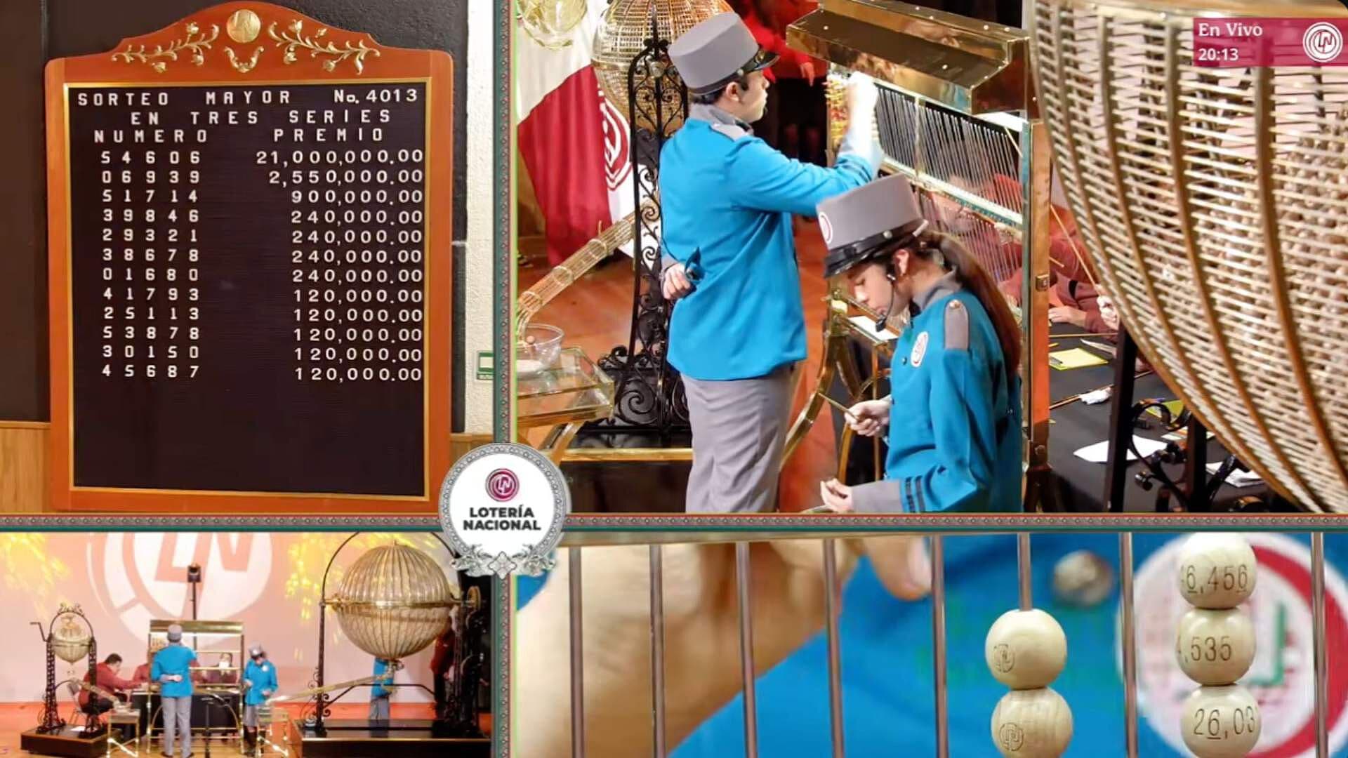 ¿Qué Número y Dónde Cayó el Premio del Sorteo Mayor 4013 Lotería Nacional?