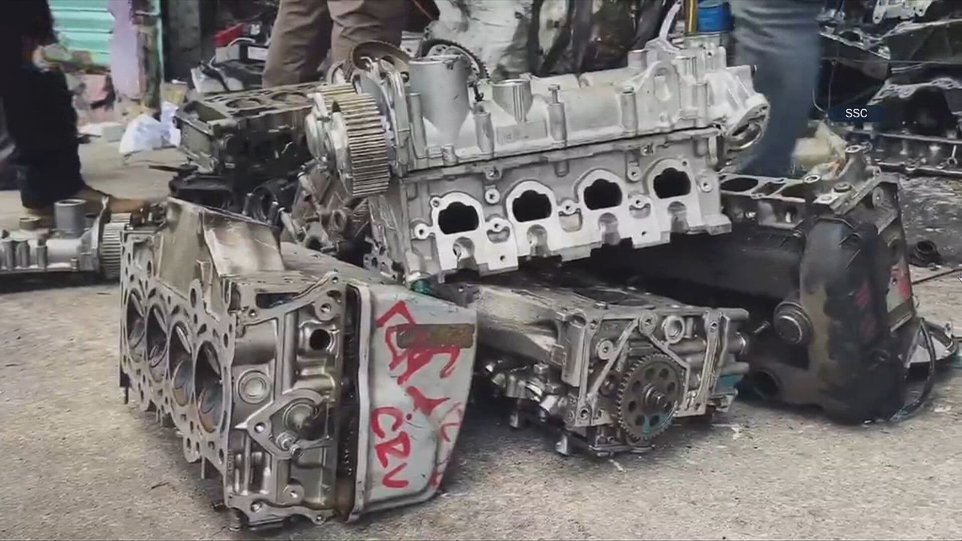 Aseguran 11 Toneladas de Autopartes tras Cuatro Cateos en Iztapalapa, CDMX