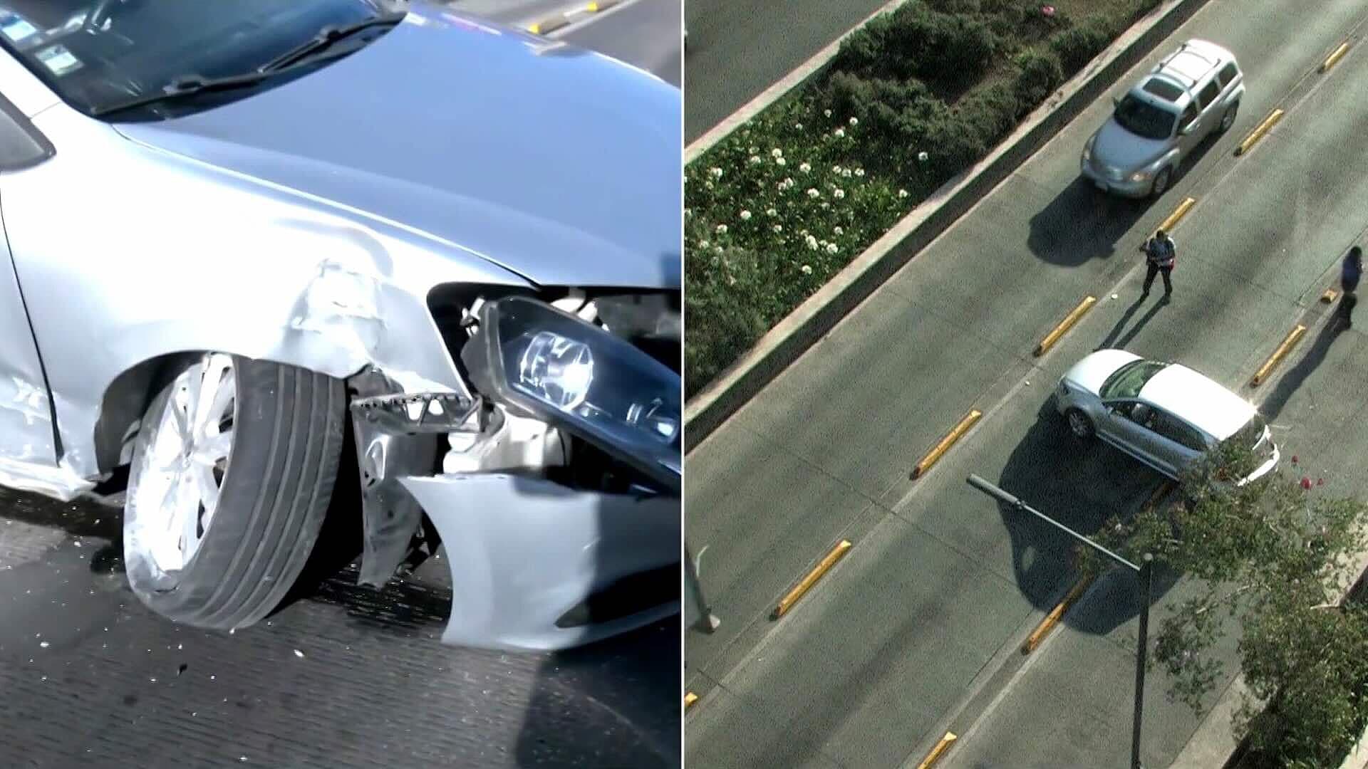 Automovilista se Estrelló Contra Muro en Chapultepec y Balderas, CDMX; Quedó Detenido