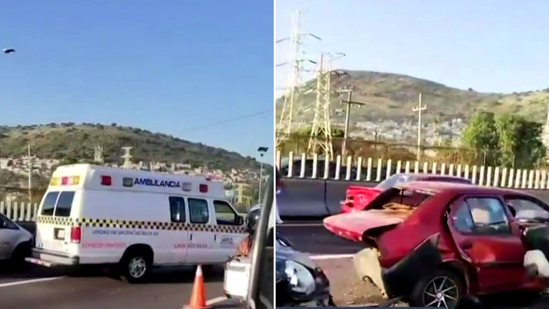 VIDEO: Así Fue el Choque Múltiple que Colapsó la México-Pachuca en Ecatepec