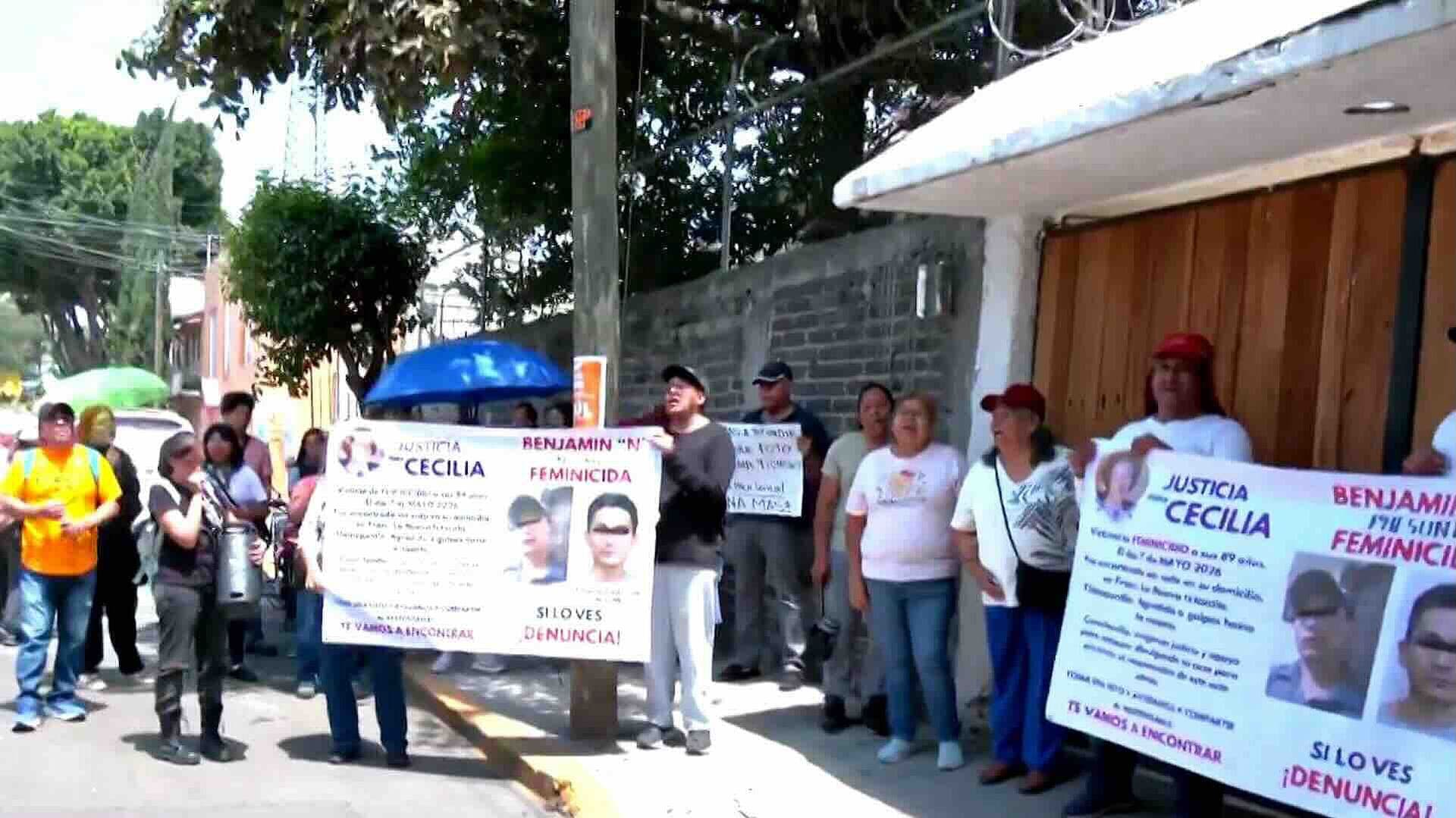 Familiares de Cecilia Exigieron Justicia con Protesta en Tlalnepantla, Edomex