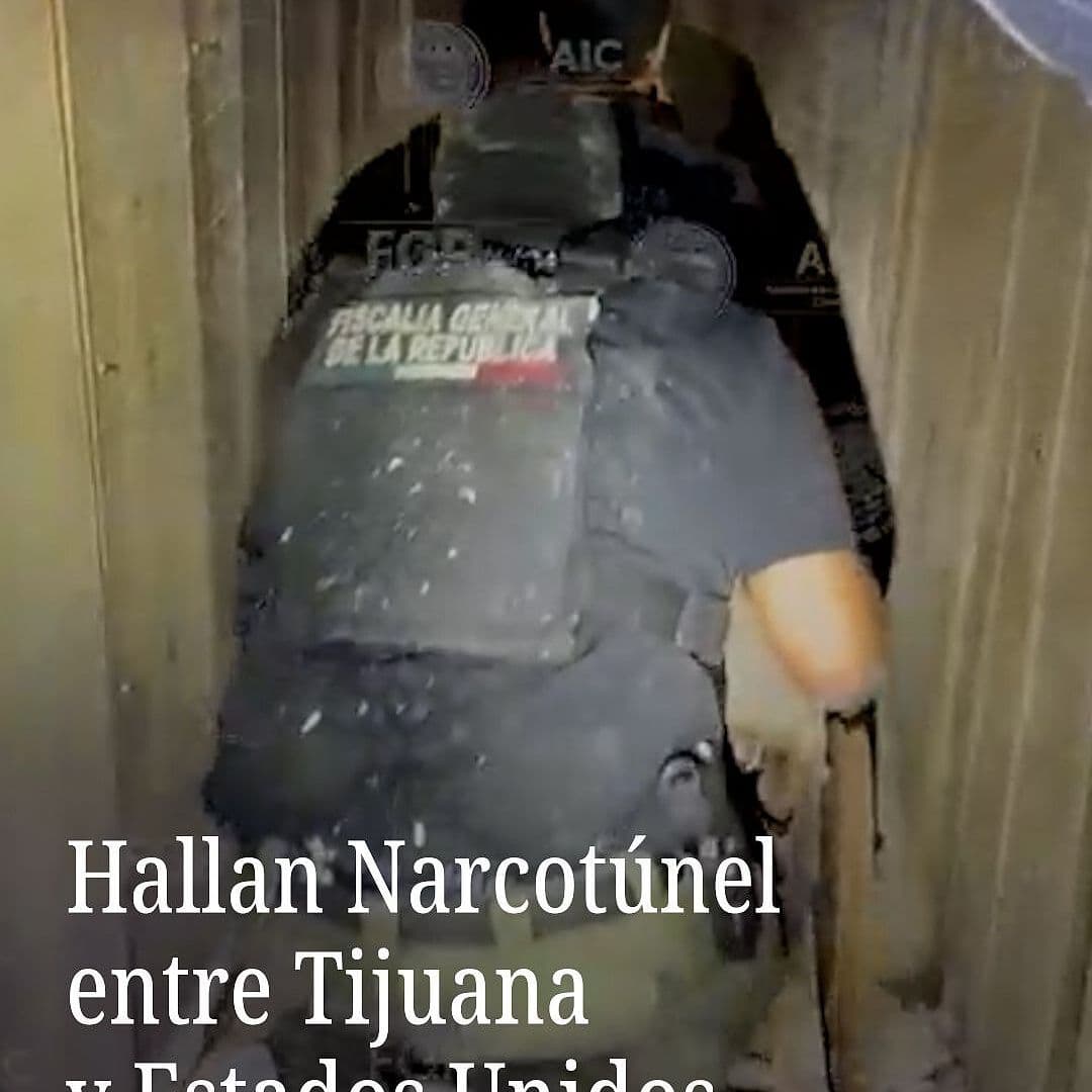 Hallan Narcotúnel entre Tijuana y Estados Unidos