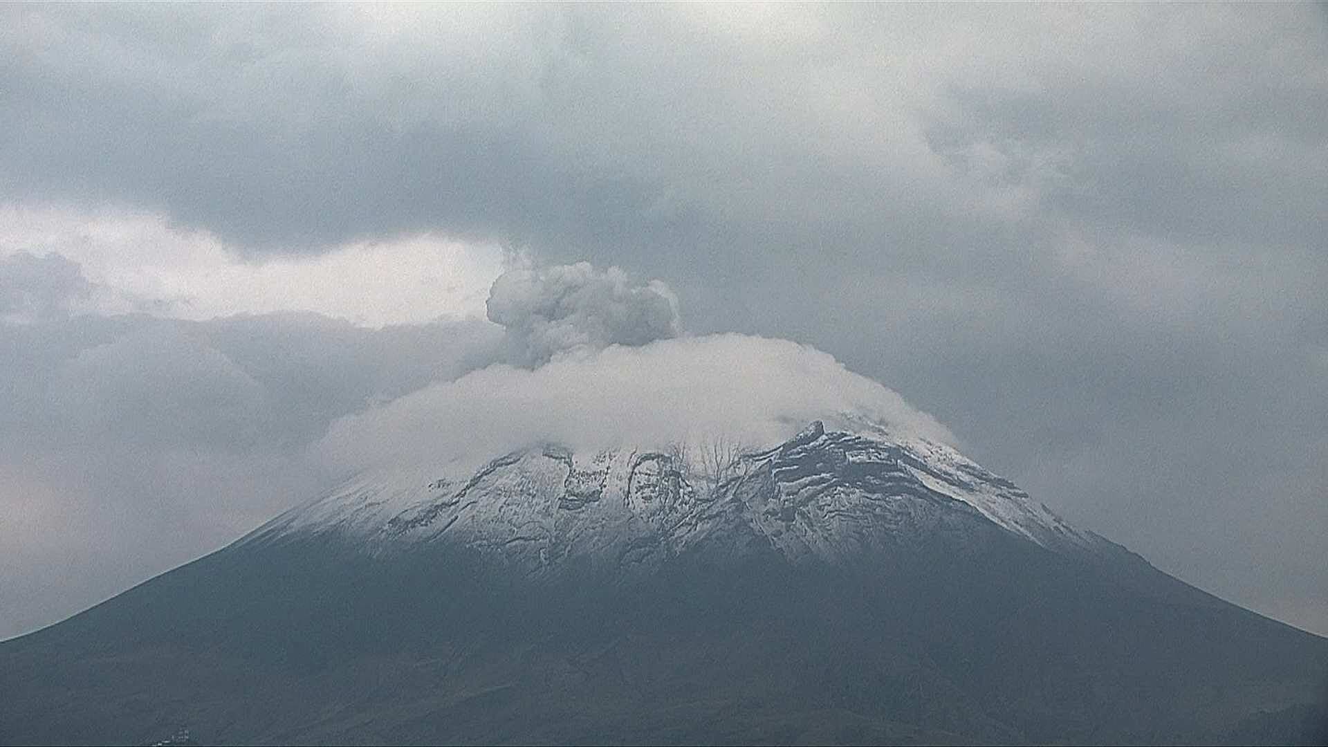 Volcán Popocatépetl Lanza Fumarola; Así la Increíble Postal de Hoy 2 de Junio de 2026