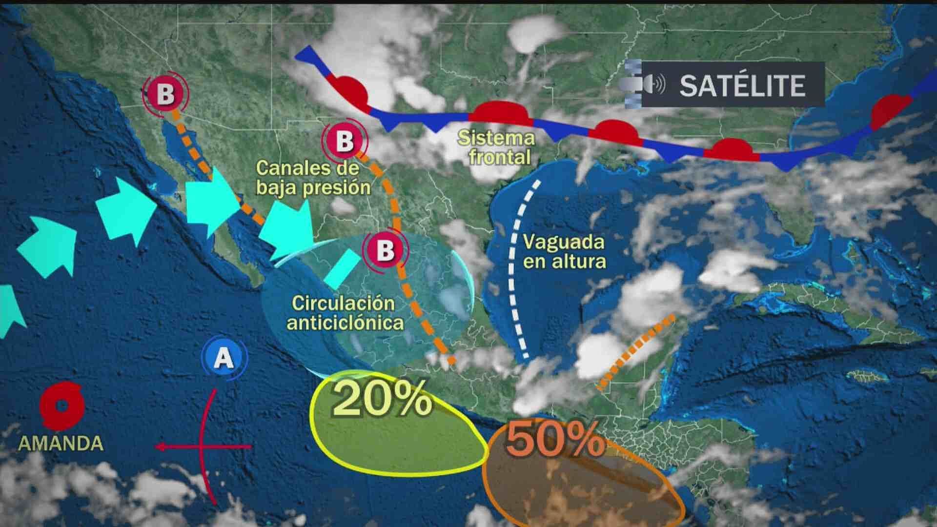 Se Forma la Tormenta Tropical Amanda en el Pacífico, la Primera de la Temporada 2026