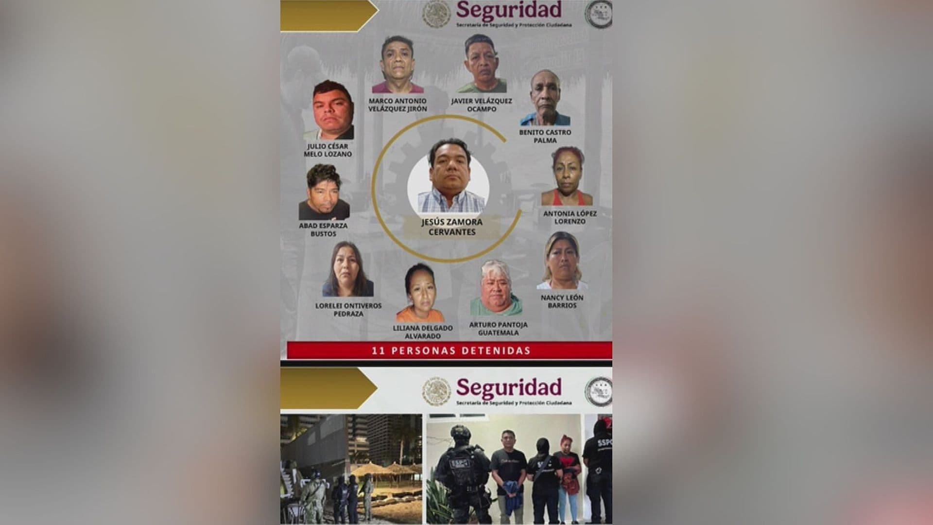 Detienen a 11 Personas por Extorsión a Prestadores de Servicios Turísticos en Acapulco