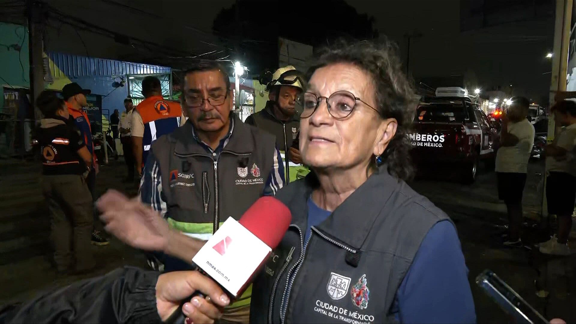 Protección Civil Reporta 30% de Control en Incendio Frente al Mercado de Jamaica