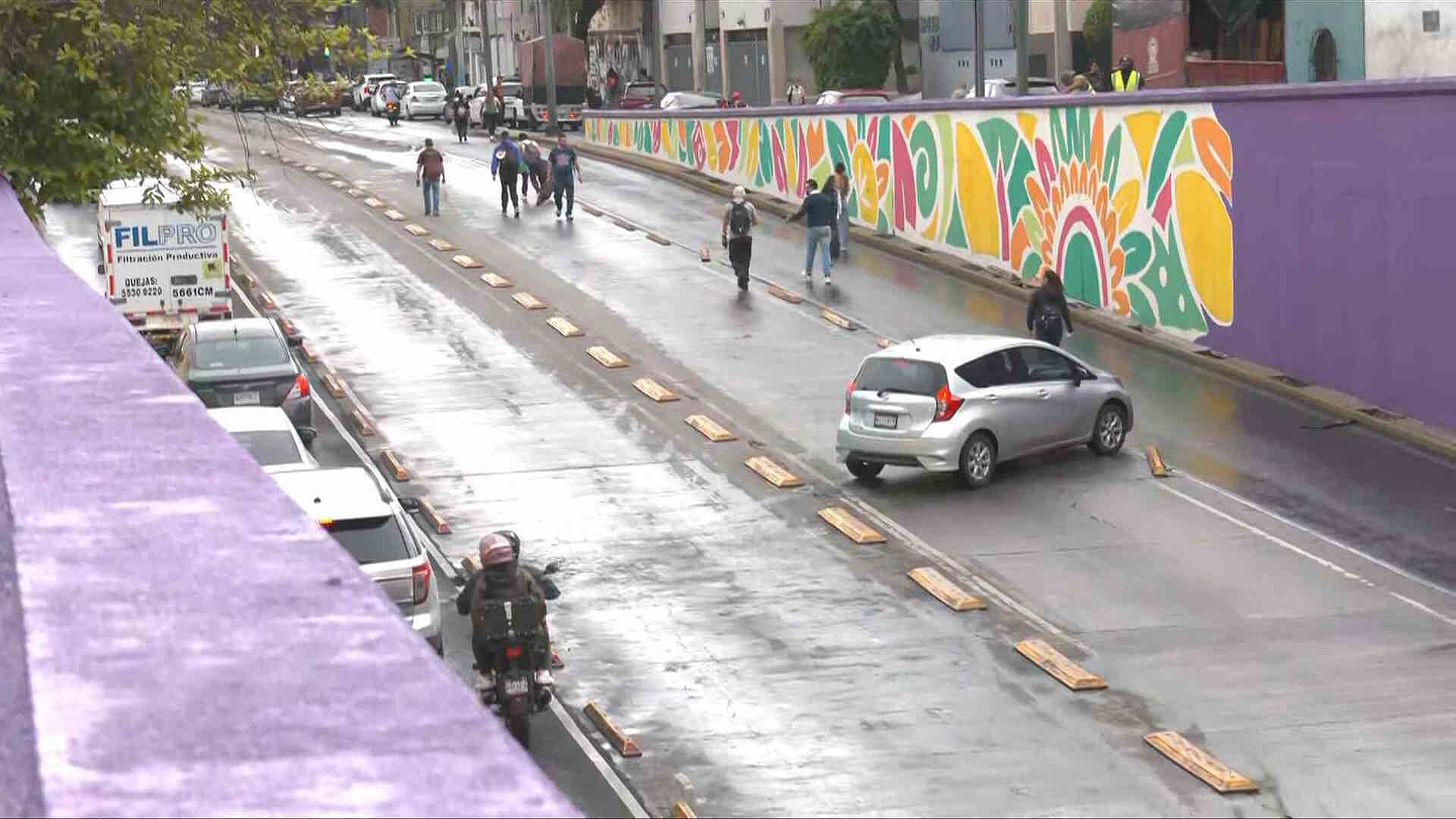 Siguen losTrabajos de Desazolve en Bajopuente de Xola por Inundaciones en CDMX