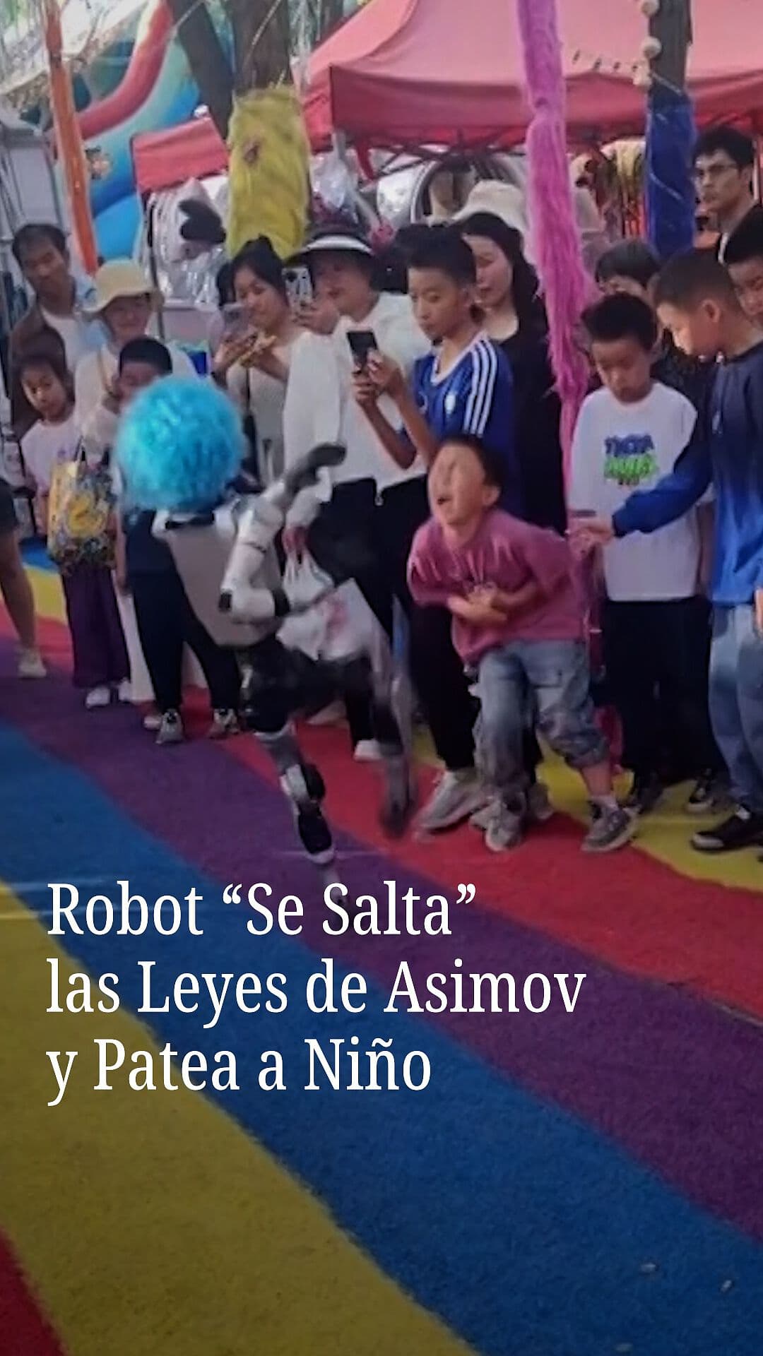 Robot Se Salta las Leyes de Asimov y Patea a Niño
