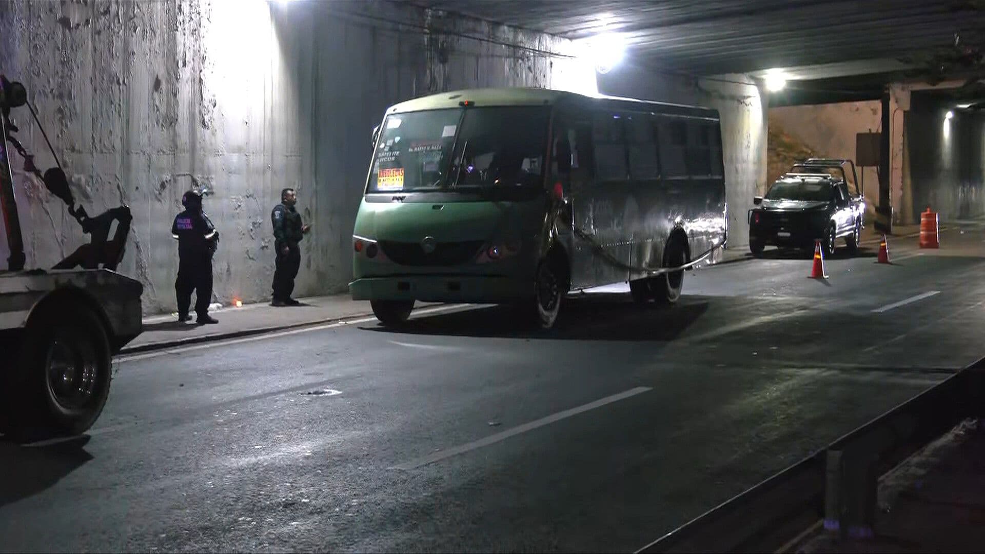 Asalto a Transporte Público en Tlalnepantla Deja un Pasajero Muerto; Hay un Detenido