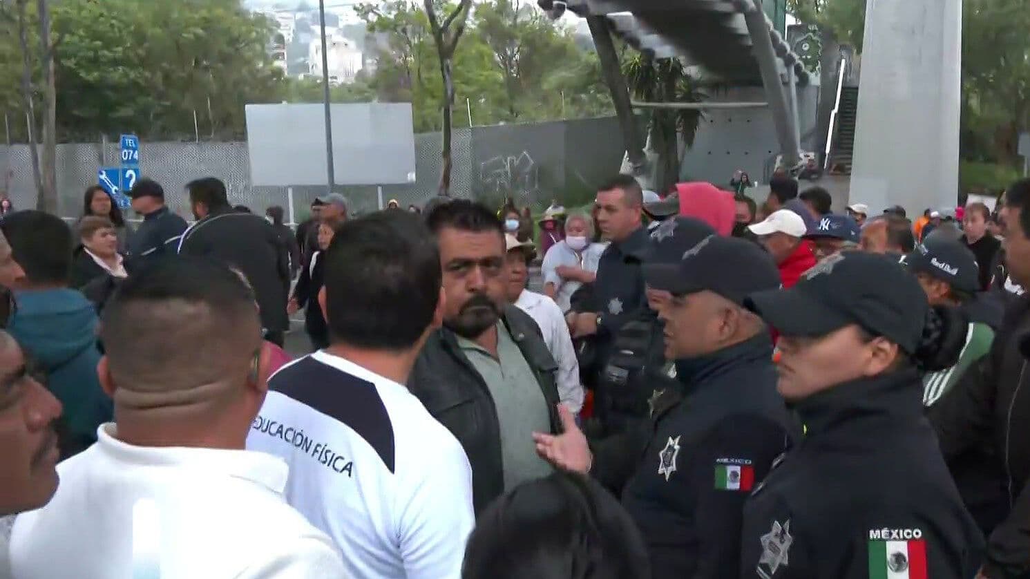 Se Tensa Protesta en la Caseta de la México-Cuernavaca; Alternativas Viales