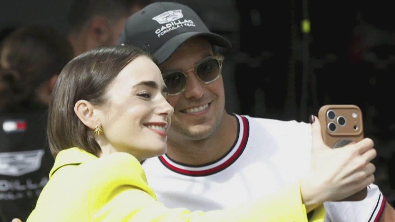 Lily Collins y ‘Checo’ Pérez Graban Escenas; Esto se Sabe